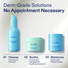 Plant Oil Blend close-up in Skinfix formula indicating restored healthy glow after use.