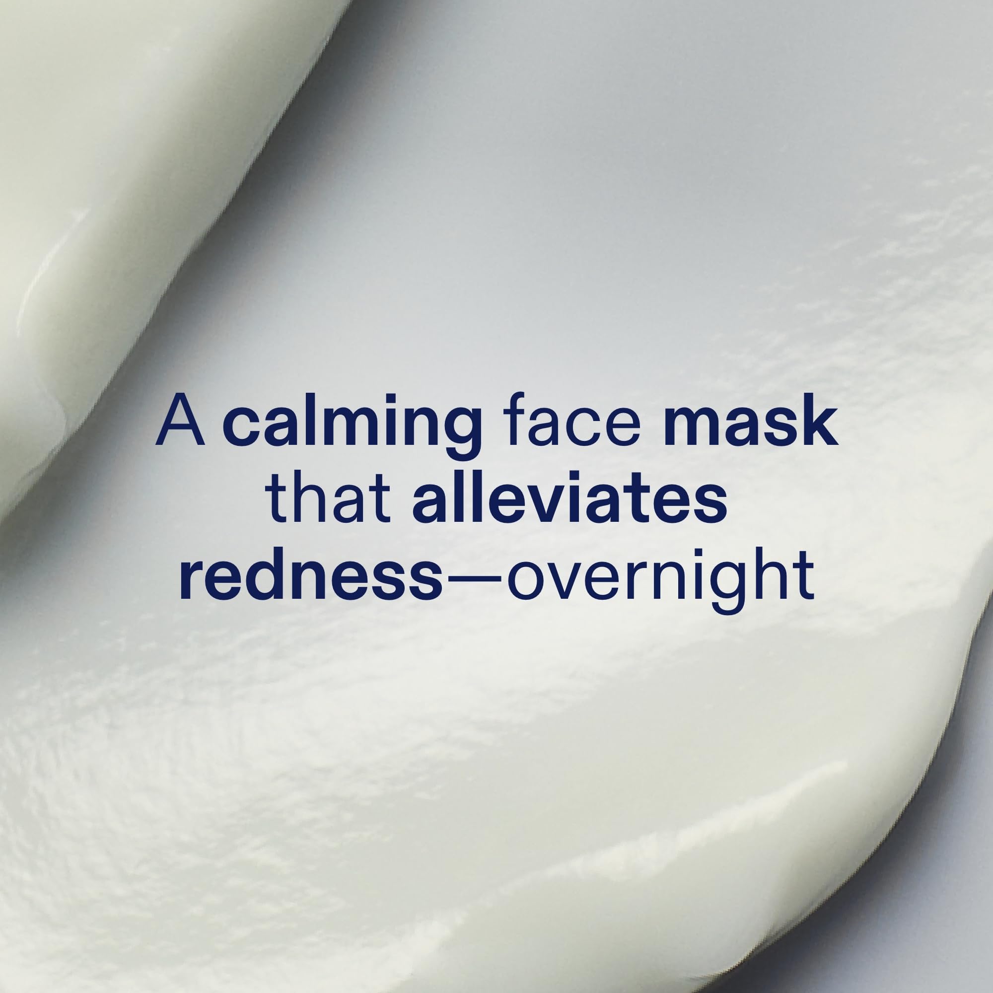 Texture swirl of Skinfix overnight mask highlights hydrating, soothing feel.