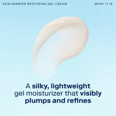 Skinfix Barrier+ Gel Cream Mini packaging close-up, travel-friendly hydration option.