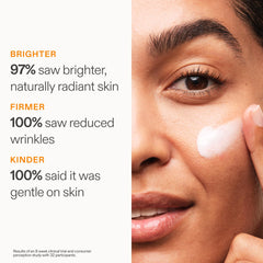 Skinfix Brighten + Firm front packaging close-up highlighting vitamin C