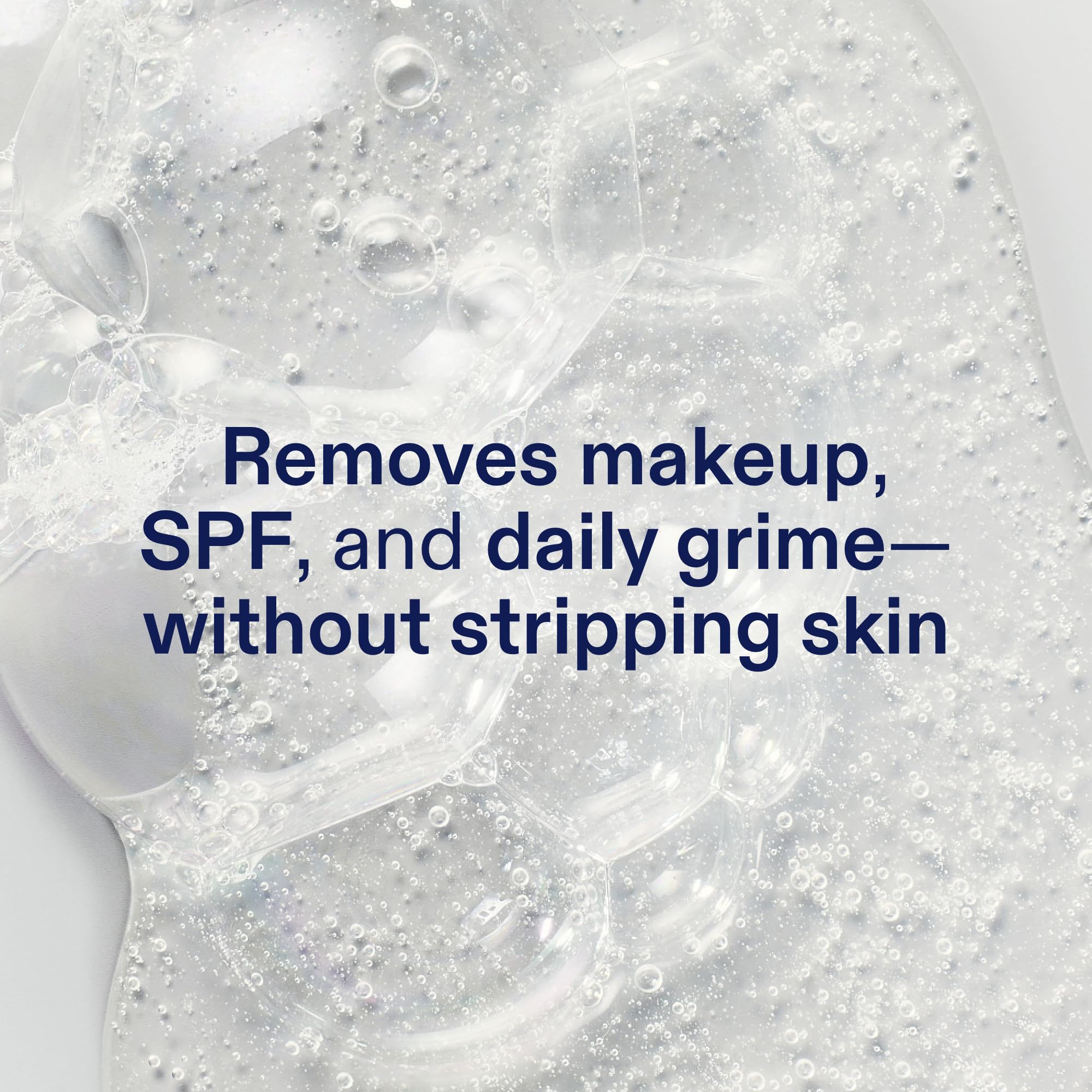 Skinfix cleanser foam lather cleanses while preserving moisture on the skin