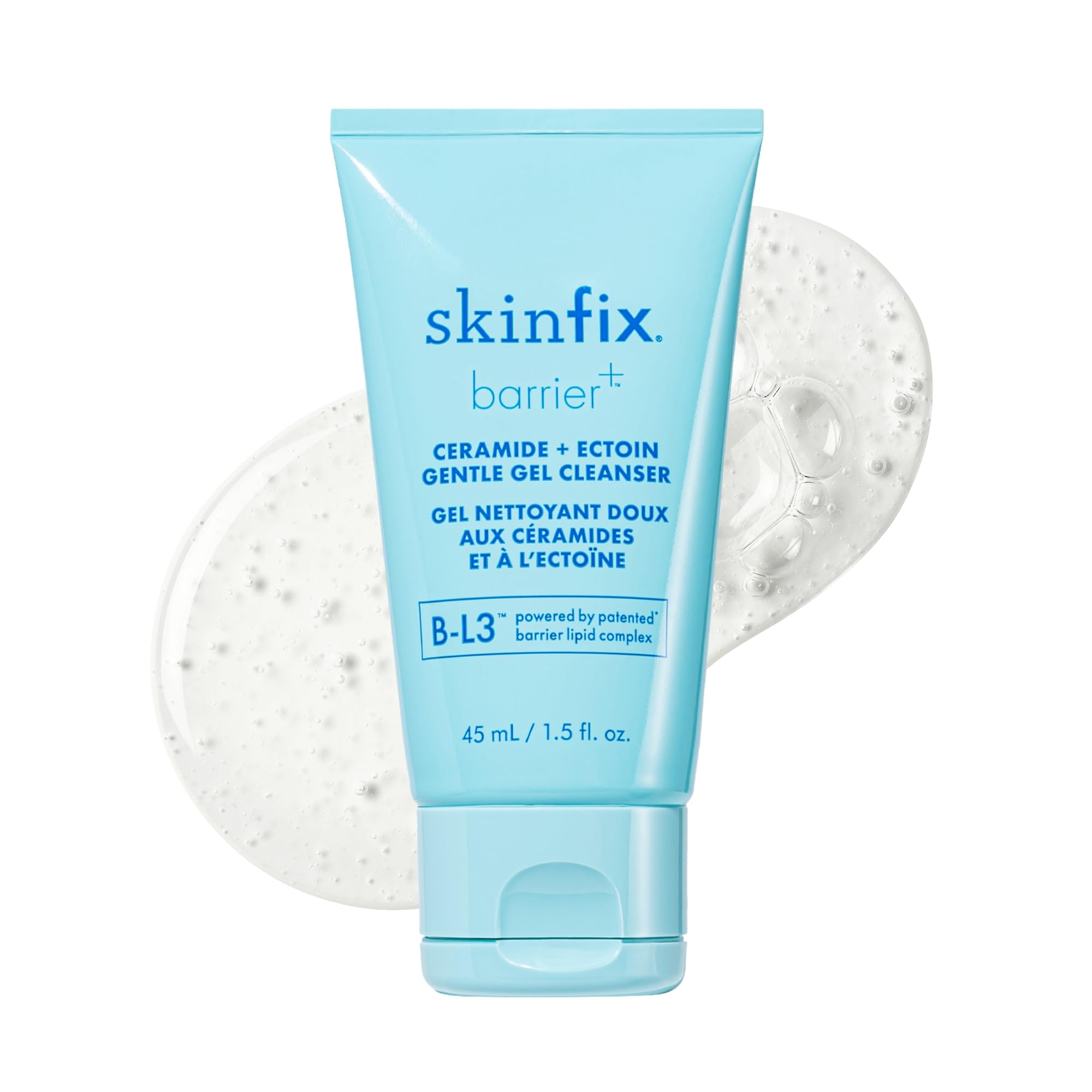 Skinfix Ceramide + Ectoin mini cleanser bottle for daily makeup removal and hydration