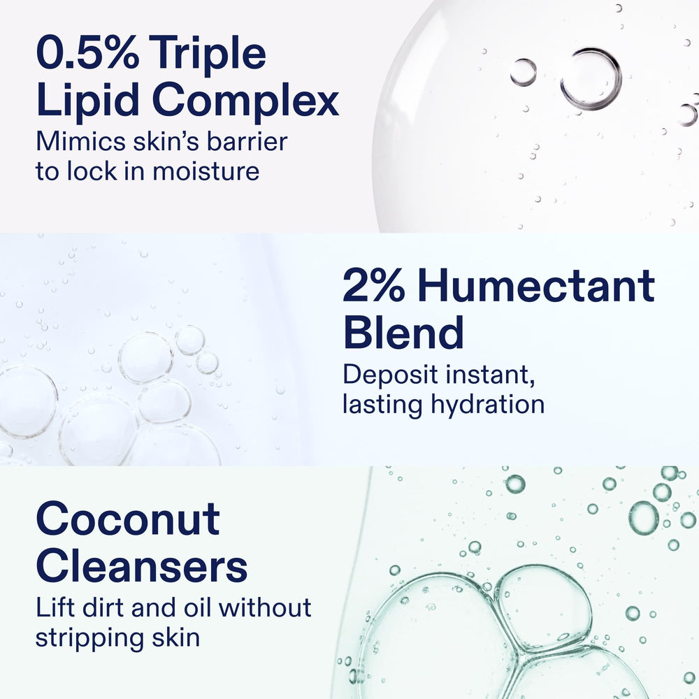 Skinfix vegan and cruelty-free symbol on the cleanser label.