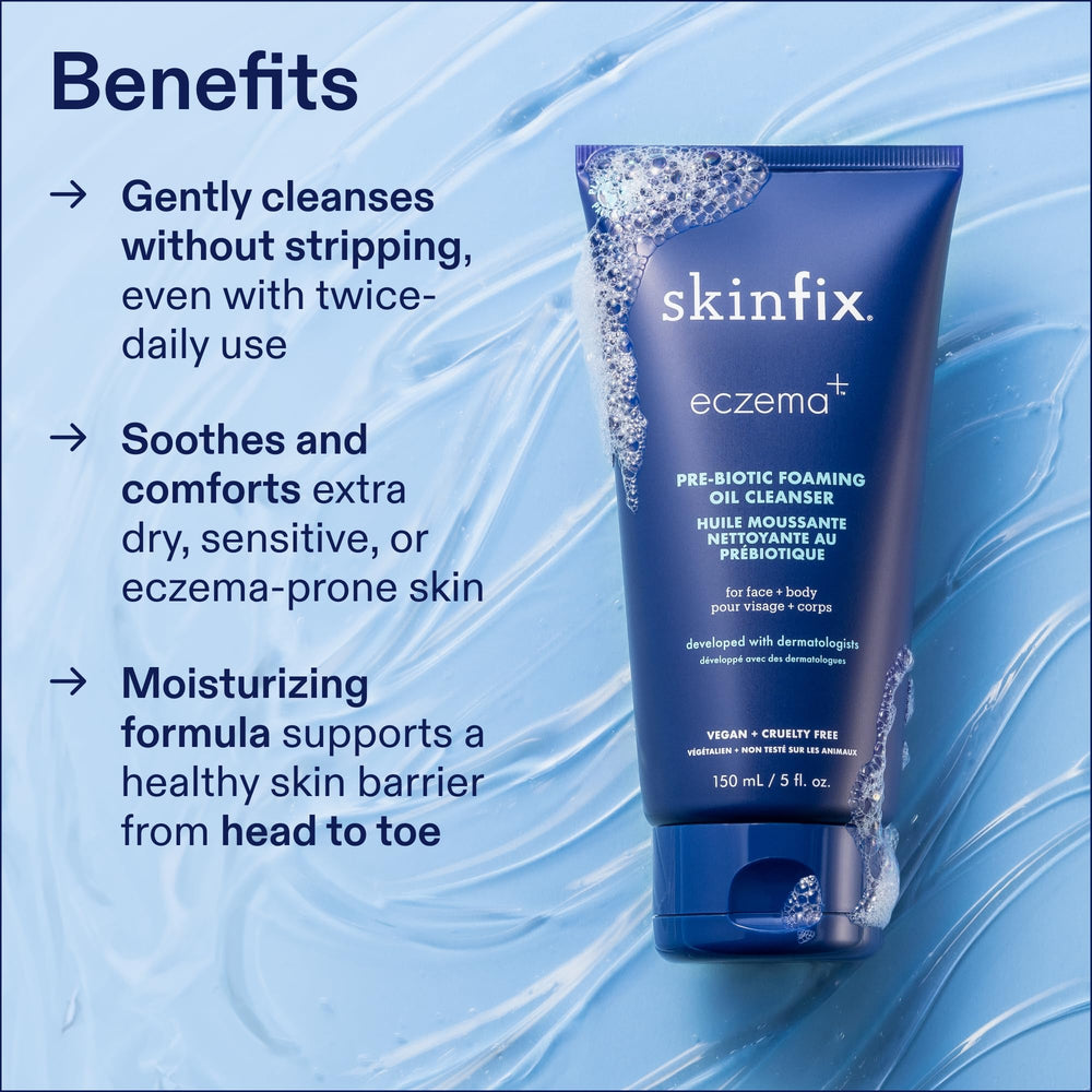 Skinfix colloidal oatmeal barrier illustration showing protective barrier on skin.