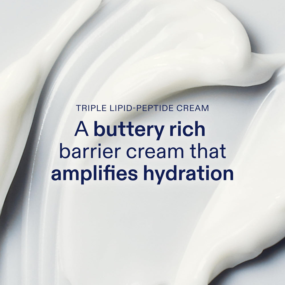 Cream texture after application on skin.