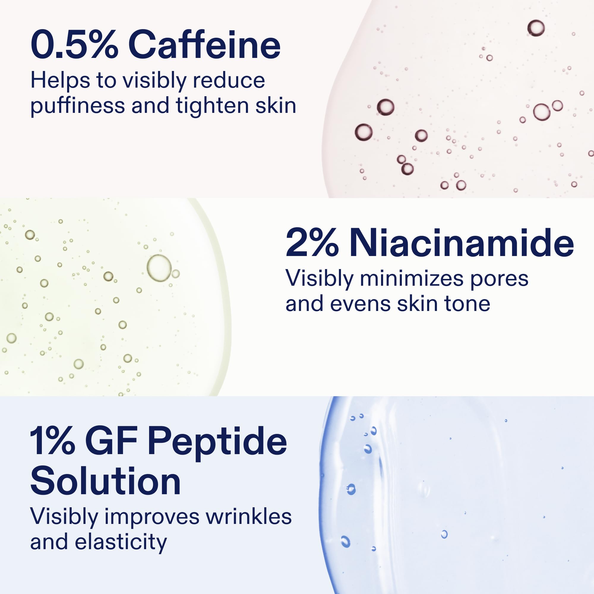 Skinfix growth factor peptide improves elasticity and wrinkle appearance near the eyes.
