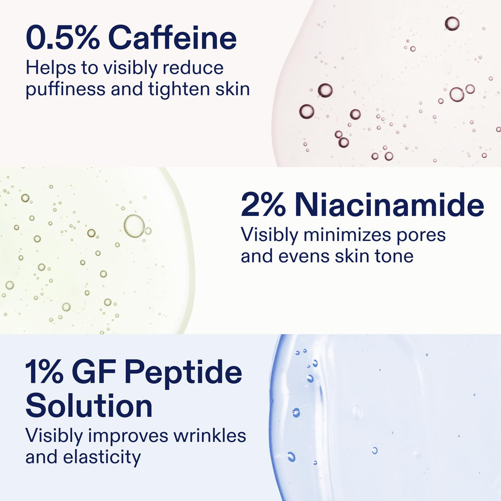 Skinfix growth factor peptide improves elasticity and wrinkle appearance near the eyes.