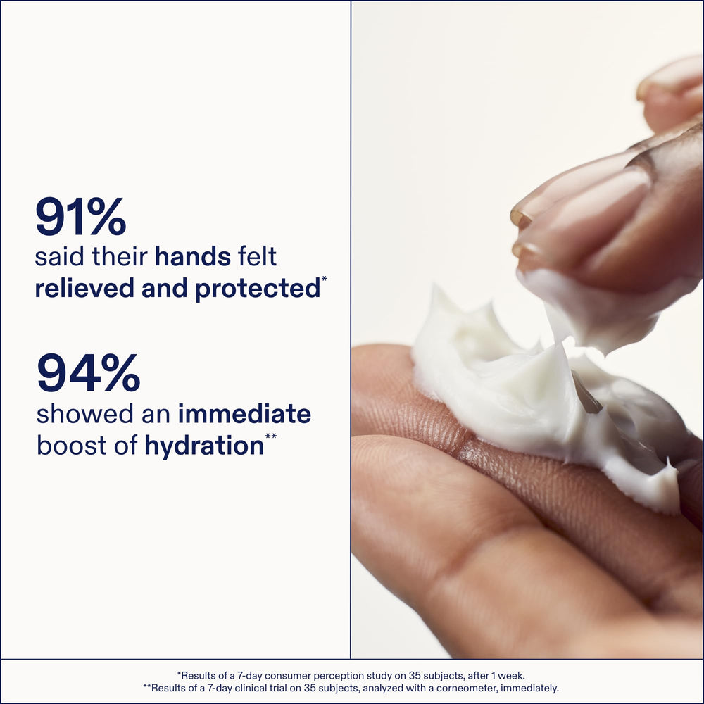 Skinfix Hand Relief Cream ingredient visual highlighting barrier supporting actives
