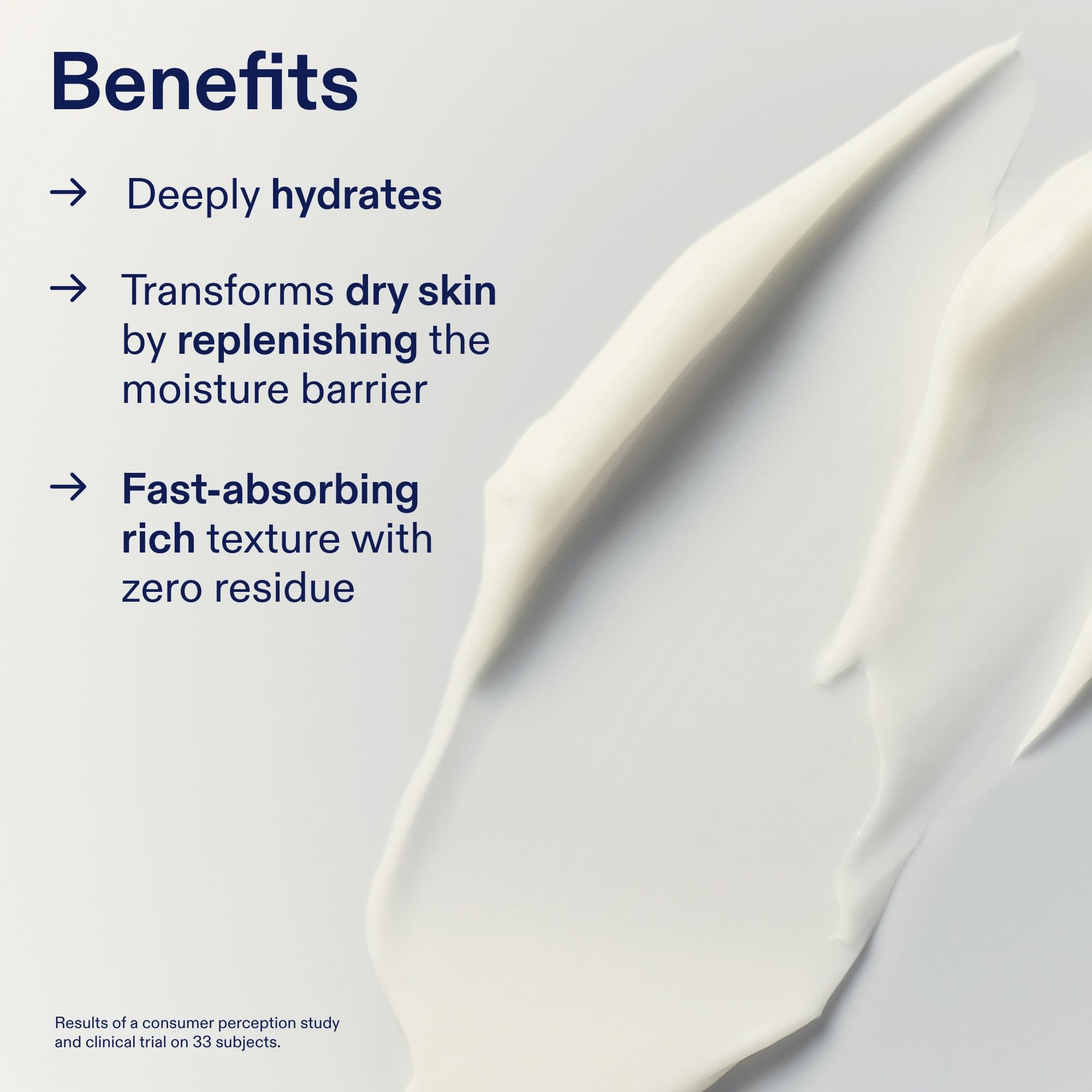 Close-up of Skinfix Lipid-Boost texture reveals creamy consistency for barrier care