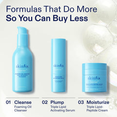 Skinfix packaging emphasizing fragrance-free, vegan, cruelty-free