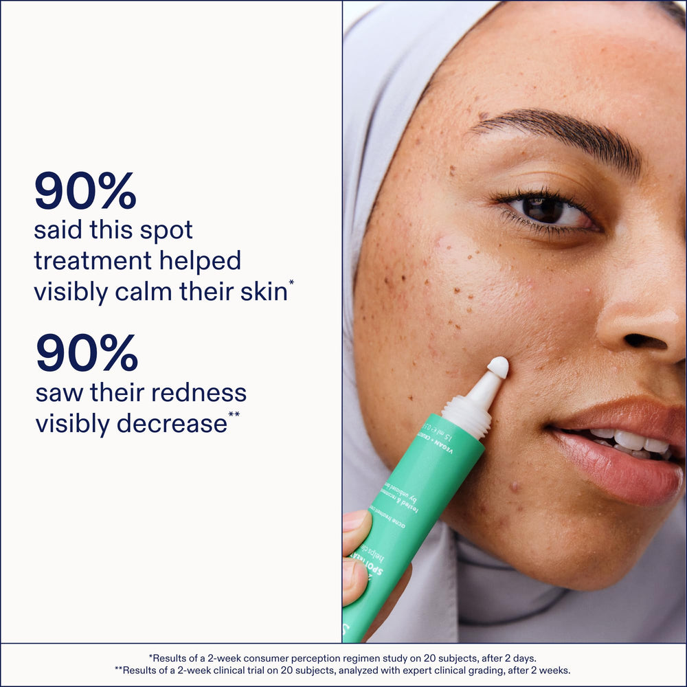 Skinfix salicylic acid decongests pores and clears blemishes.