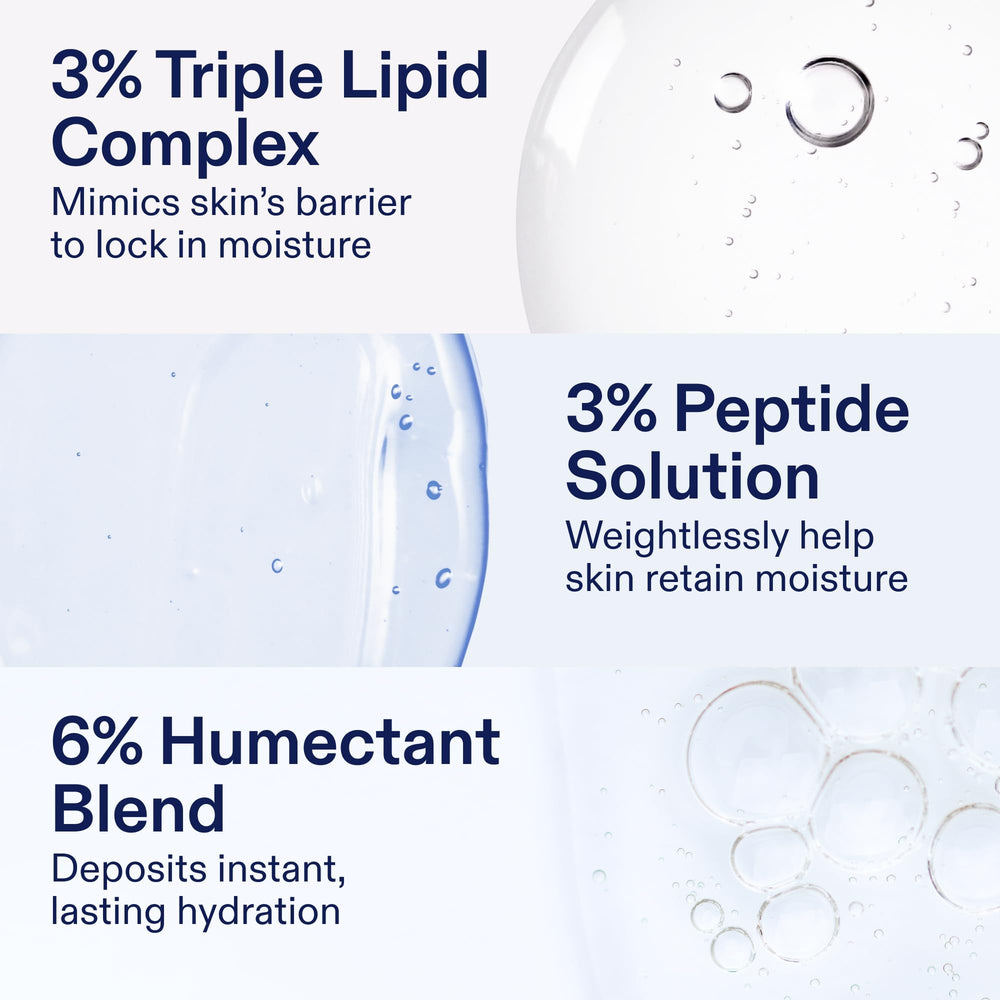 Skinfix Triple Lipid-Peptide Cream texture closeup on the surface