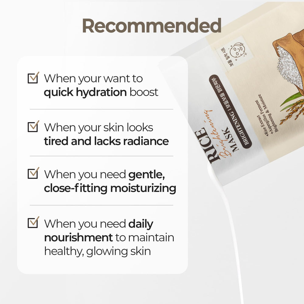 SKINFOOD 1957 Rice Daily Sheet Mask soft-skin result for comfort