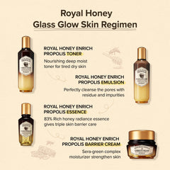 SKINFOOD 1957 Royal Honey Propolis Enrich Essence gift box; ideal Valentine’s Day skincare gift.