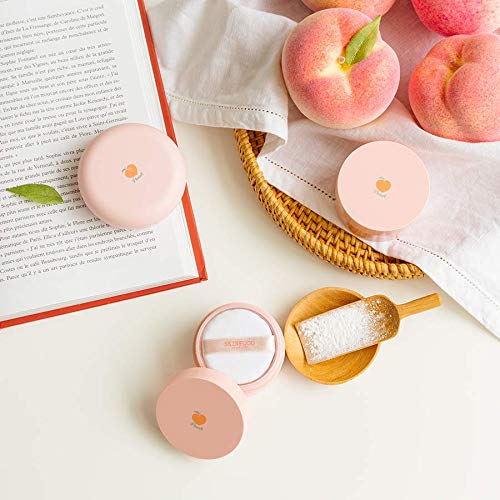 Silk powder texture provides soft, luminous skin finish with SKINFOOD 1957
