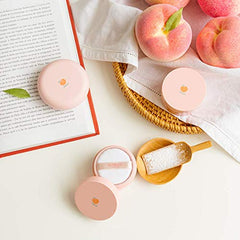 Silk powder texture provides soft, luminous skin finish with SKINFOOD 1957
