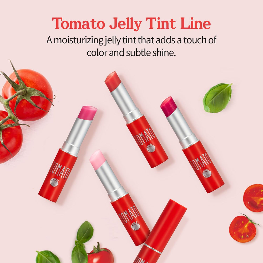 SKINFOOD Tomato Jelly Tint Berry swirl shows long-lasting natural color