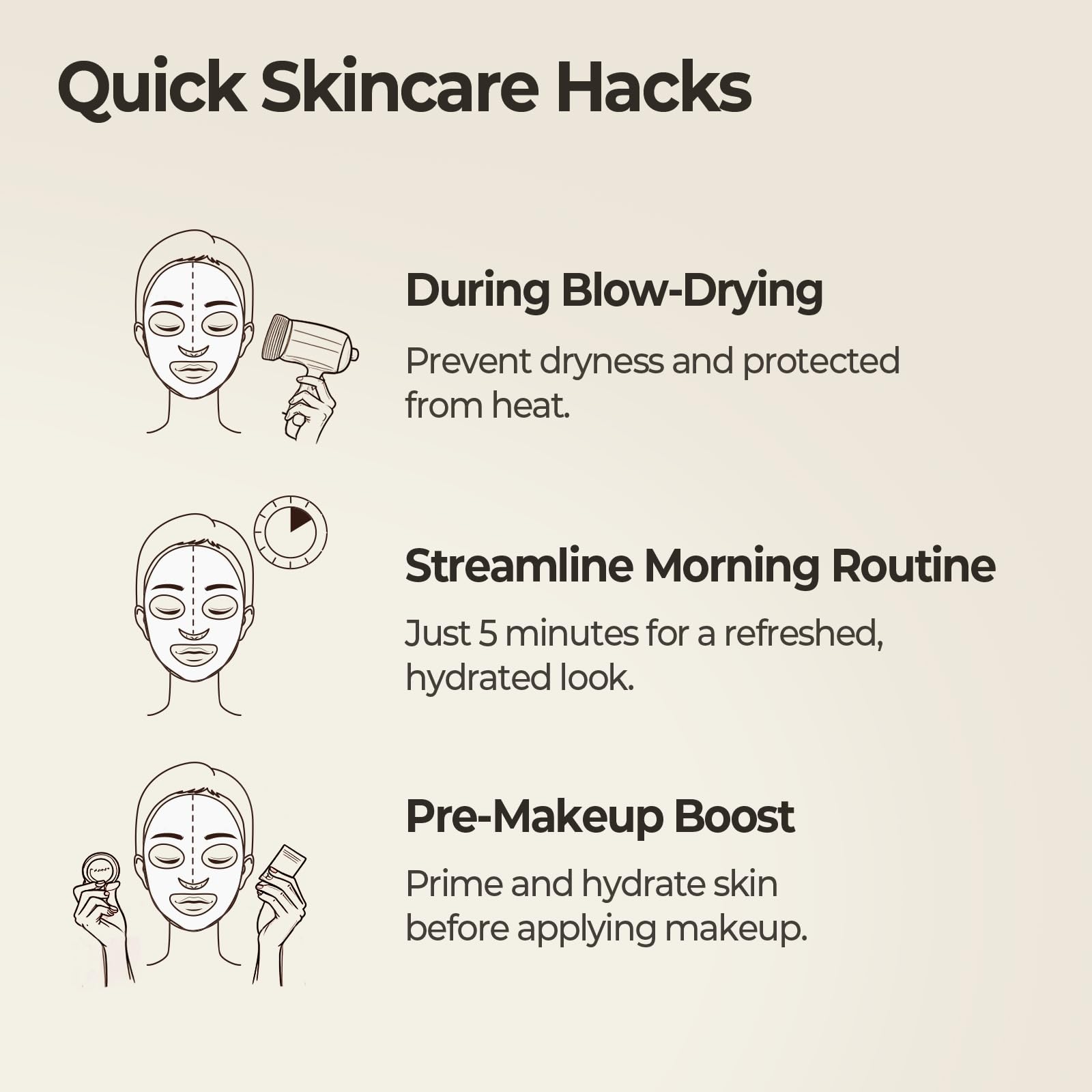 The 100% cellulose sheet clings softly for even absorption.