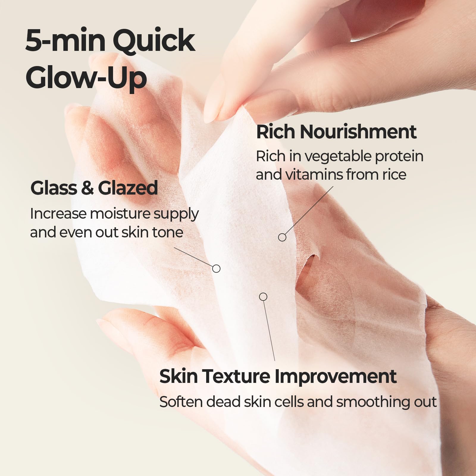 Vegan-certified SKINFOOD mask label emphasizes eco-friendly skincare.