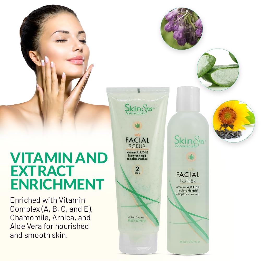 SkinSpa exfoliating scrub texture demonstrates gentle polishing without over drying