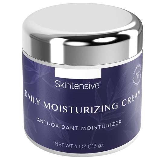 SKINTENSIVE Fragile Skin Cream bottle provides daily hydration for dry skin.