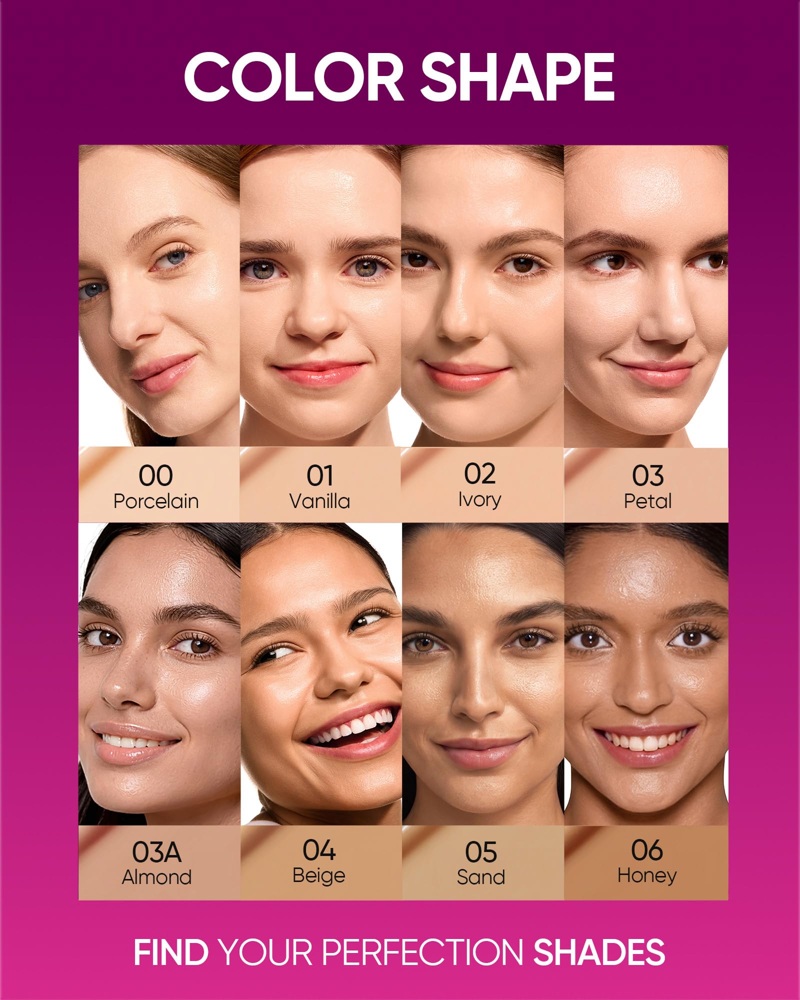 Skintific Pink Glow Cushion coverage blend on skin