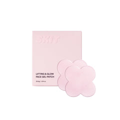 Skit Clover patch on cheek for targeted glow and hydration.