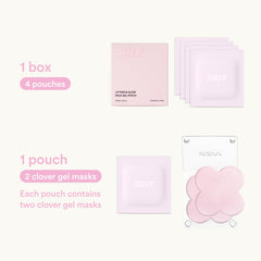 Skit Clover patch pack opened reveals nine gel patches for use.