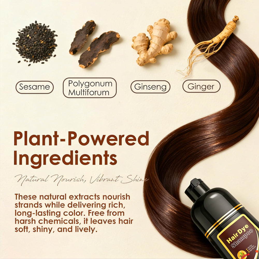 Sklight 3-in-1 shampoo cleanses, colors, and conditions in one step.
