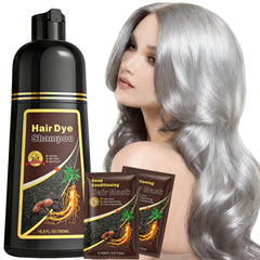 Sklight hair dye shampoo bottle front for quick root-to-tip color refresh.