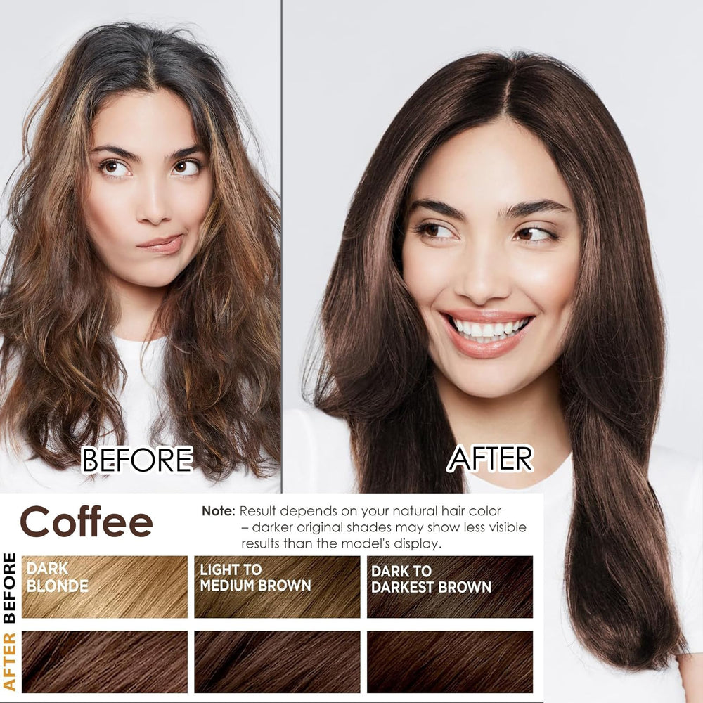Sklight Hair Dye Shampoo 3-in-1 colors, cleanses, and conditions for salon-like results.