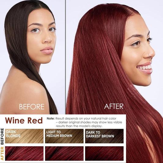 Sklight Hair Dye Shampoo root-to-tip color provides even coverage