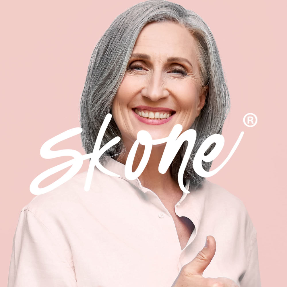 Skone Chocolate shade pairs with dark hair for seamless brow color.