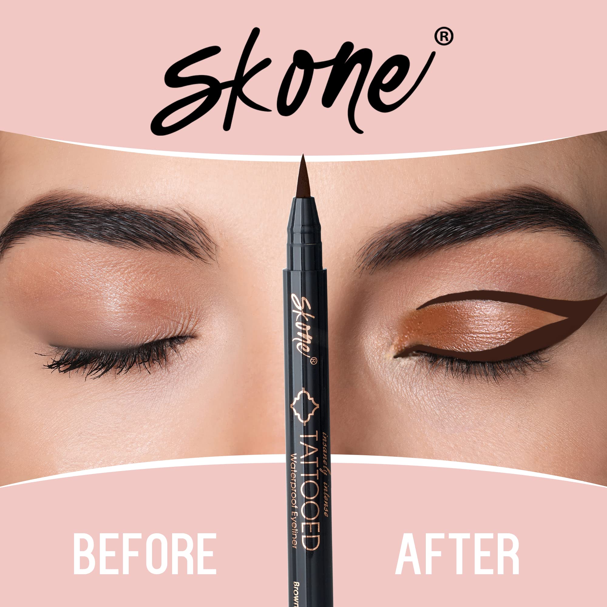 Skone gym-proof eyeliner for sweat resistance without touch-ups