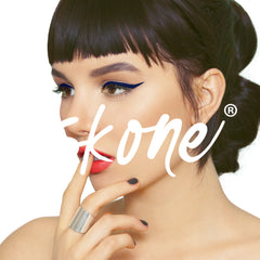 Skone long-wear navy pigment resists sweat and water.