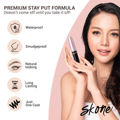 Skone Luxe wand close-up showing smooth, even black coating