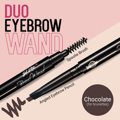 Skone Original Brow Wand dual-ended brush enables easy shaping