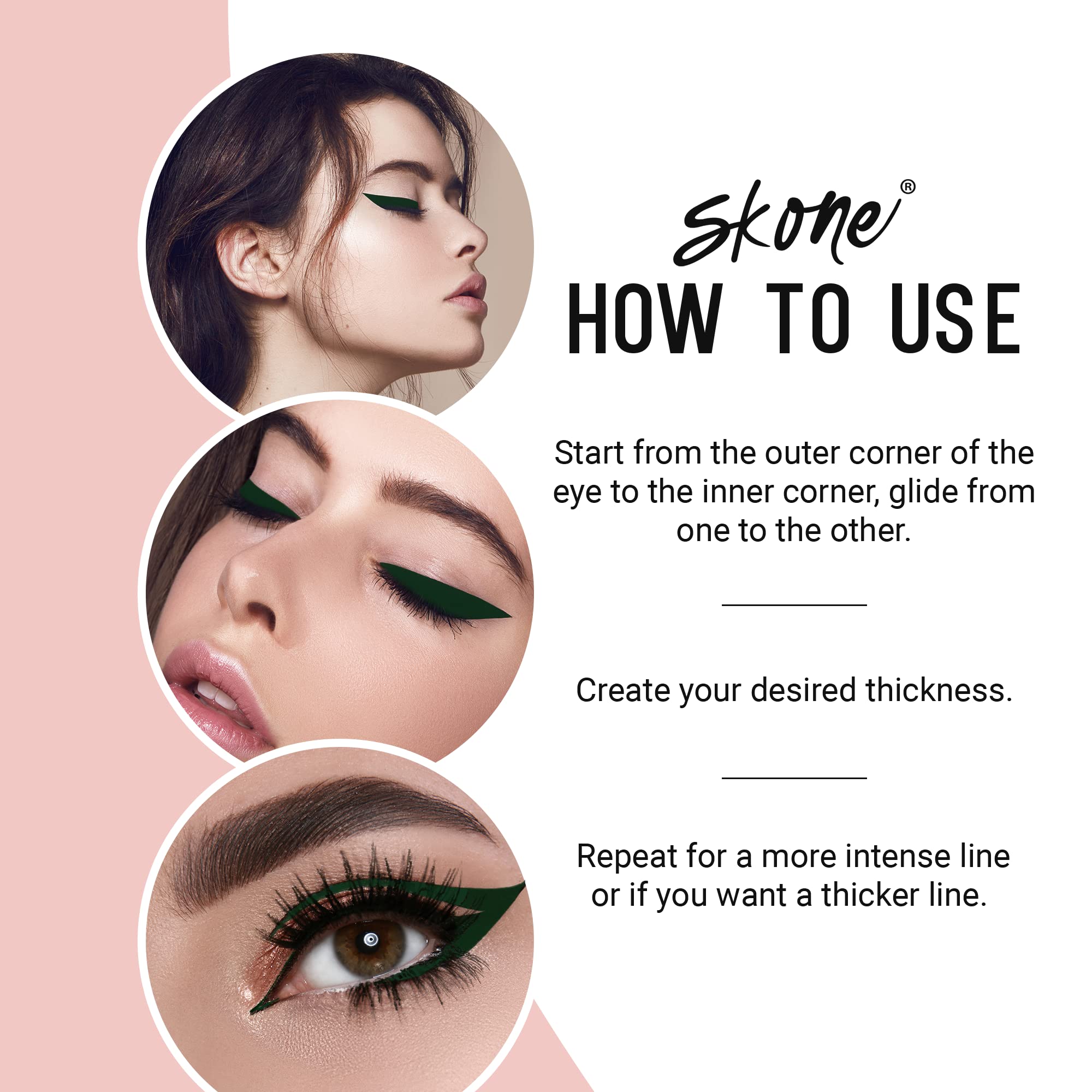 Skone smudge-proof eyeliner keeps makeup in place all day