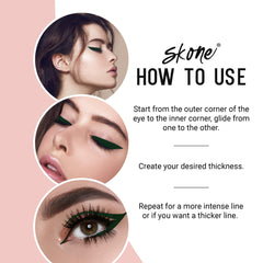 Skone smudge-proof eyeliner keeps makeup in place all day