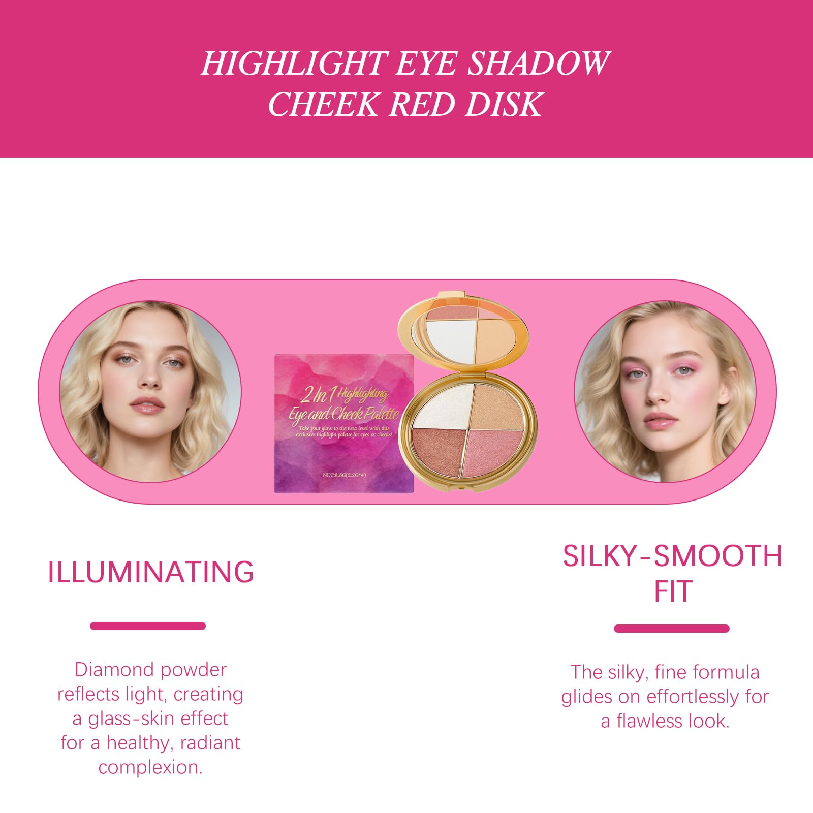SKROSS palette swatches showing buildable pigment for soft to dramatic looks