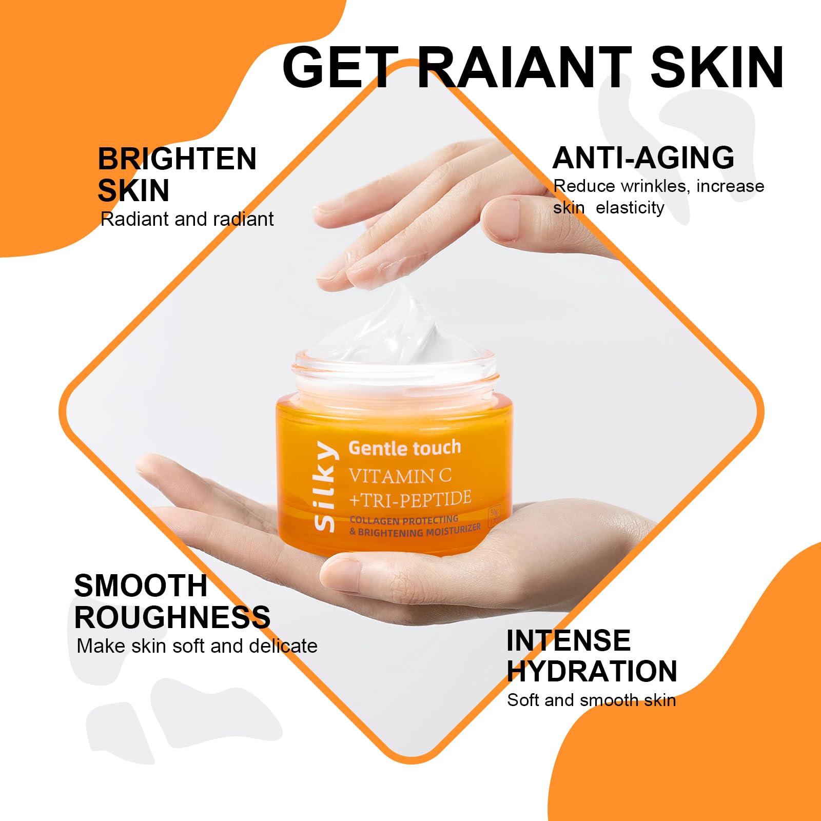SKSOYT MultiPeptide Anti-Aging Complex swatch showing smooth texture.