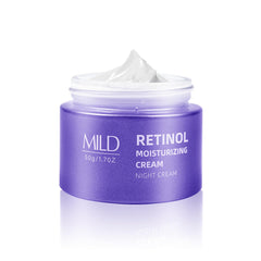 SKSOYT retinol and hyaluronic night cream jar for a smooth, refreshed complexion.