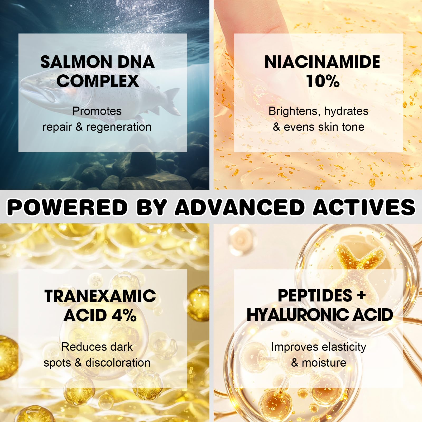 SKSOYT Salmon DNA Serum packaging upgrade for a clean, user-friendly experience