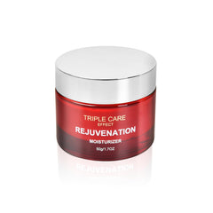 SKSOYT Triple Power moisturizer jar close-up showing rich, hydrating cream for youthful skin.