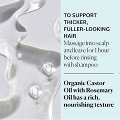 Sky Organics castor oil rosemary certified organic badge underscores sustainability