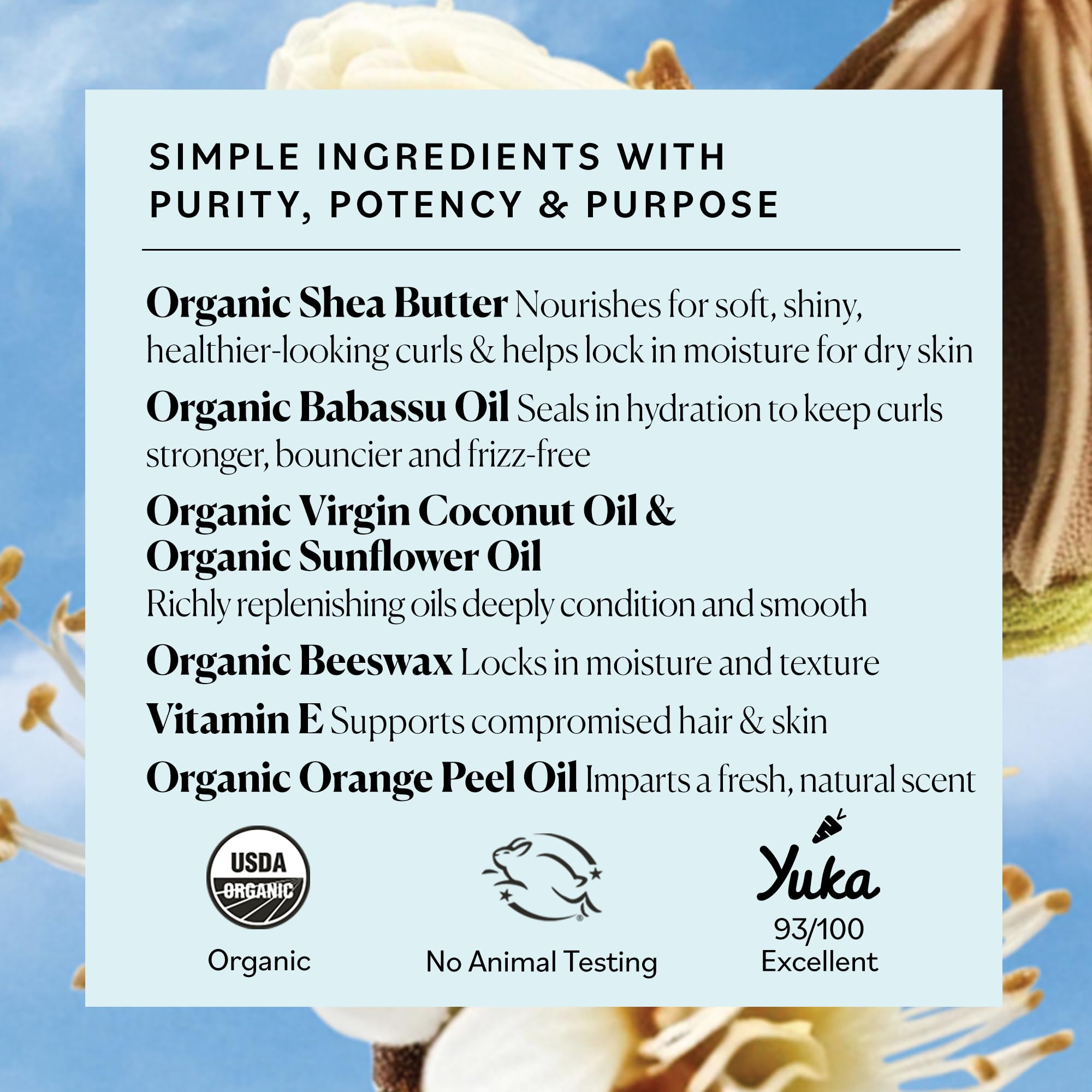 Sky Organics Shea Butter blends plant oils for a gentle, nourishing skincare routine