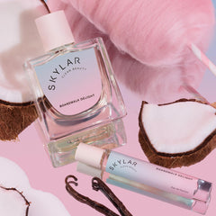 Skylar Boardwalk Delight label detail highlights clean vegan branding