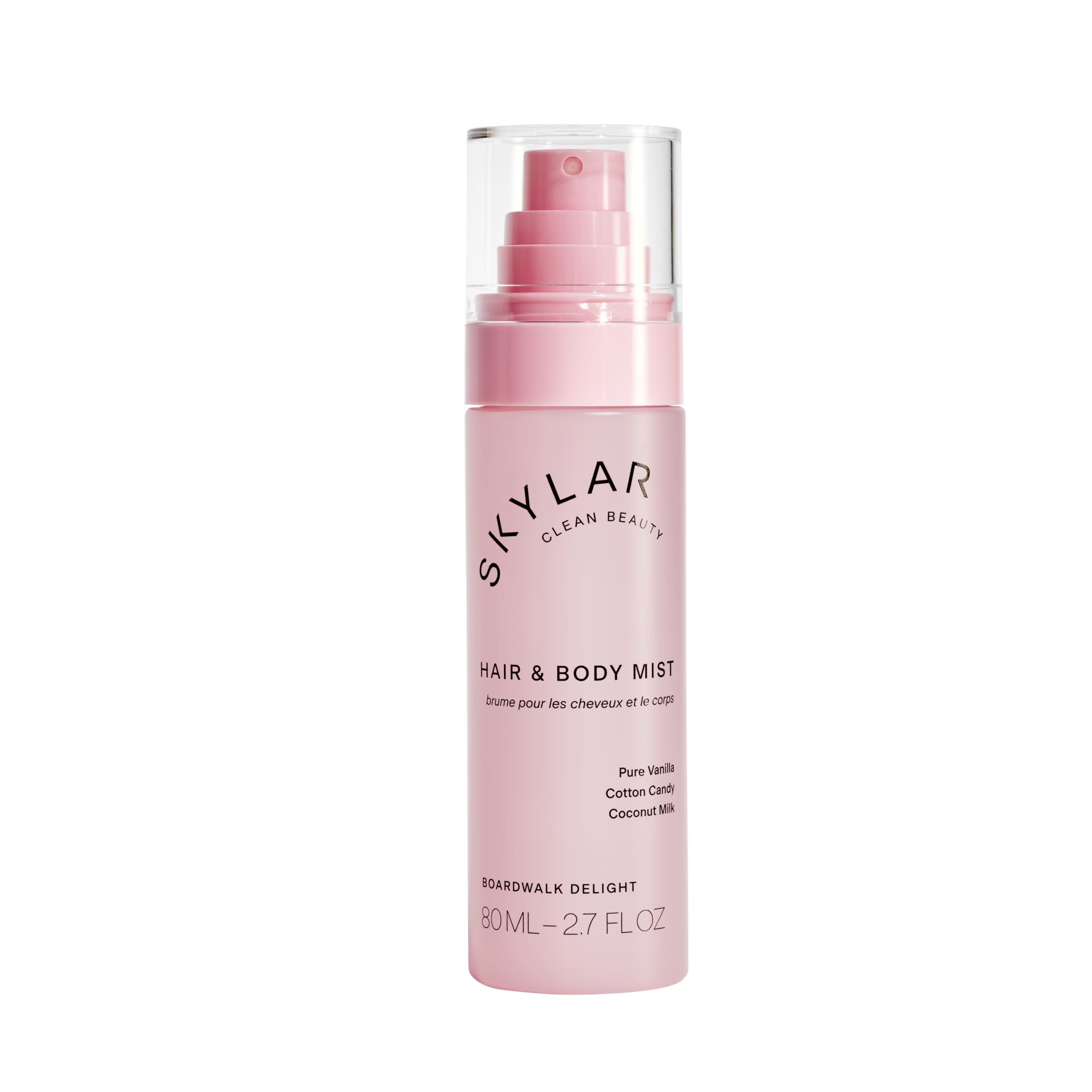 Skylar Boardwalk Delight mist bottle for on-the-go refresh.