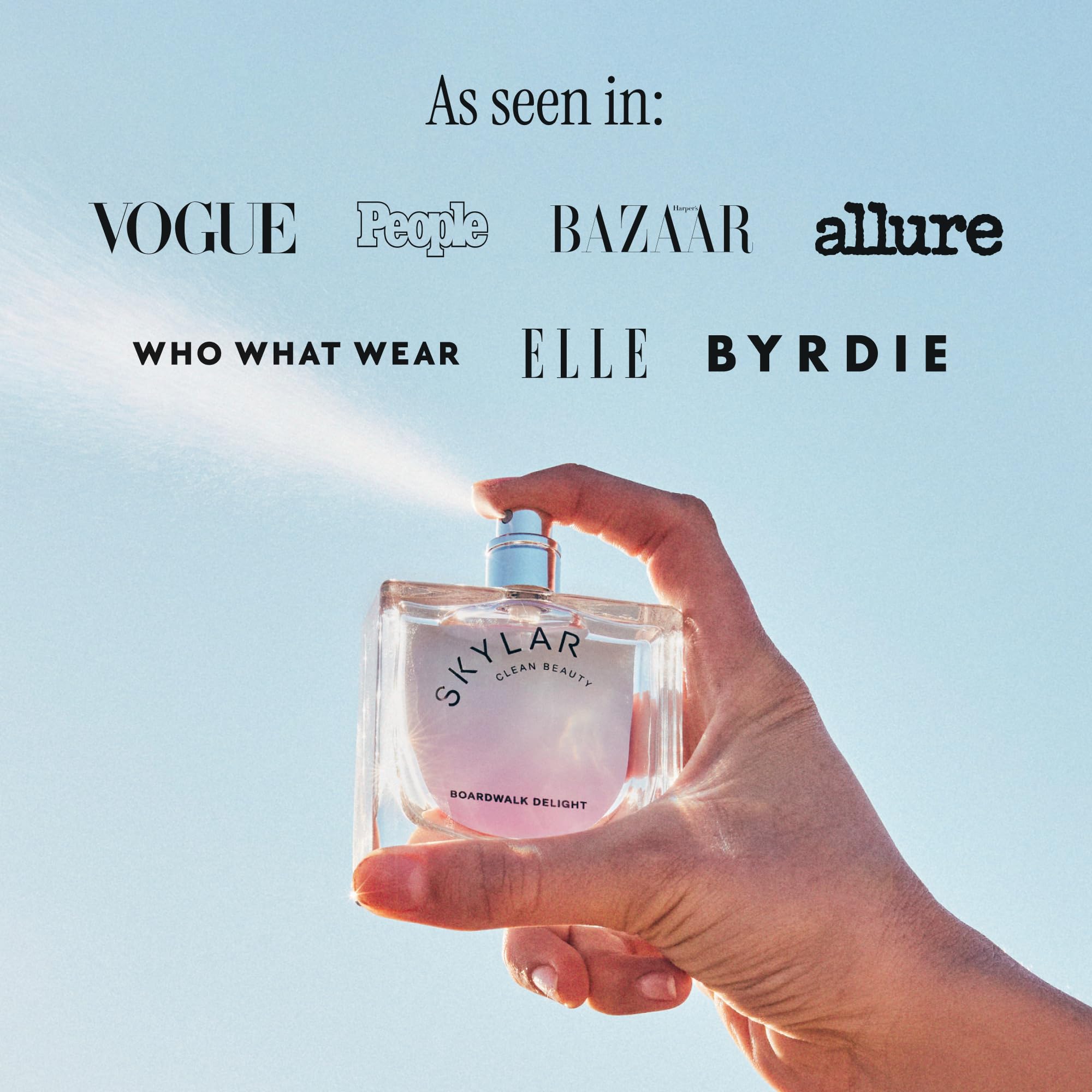 Packaging of Skylar Boardwalk Delight shows clean beauty branding