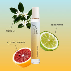 Sunlit Skylar Capri Summer bottle evoking carefree daytime wear